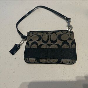 Vintage Black COACH Wristlet